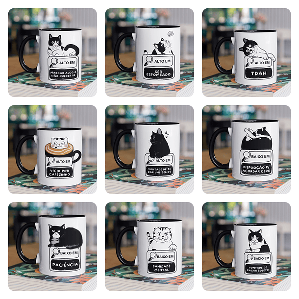 30 Artes para Caneca Versão Gatinhos Alto Arquivo em Jpg  4