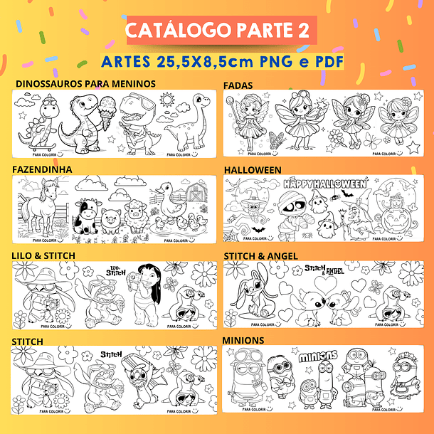 35 Artes para Caneca Colorir Personagens Dia das Crianças Arquivo em Jpg   4