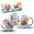 8 Artes para Caneca Leão de Judá Arquivo em Jpg 1