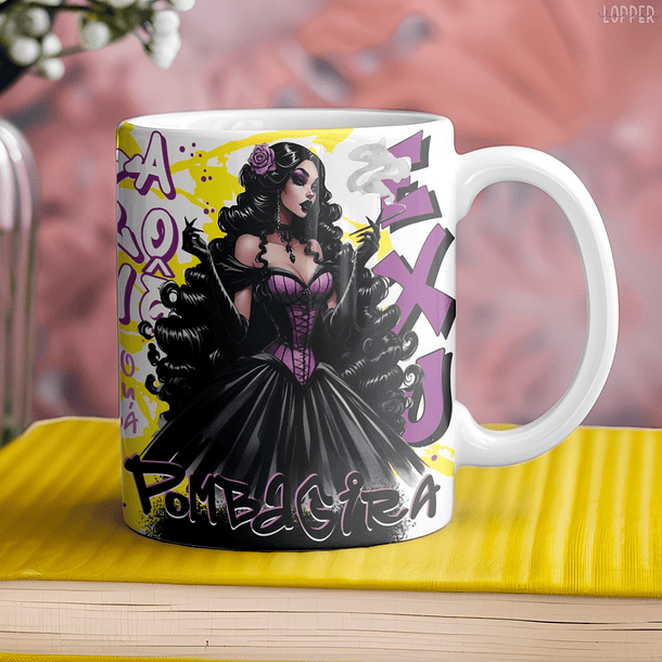 8 Artes para Caneca Exú Caveira Arquivo Editável 5