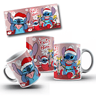 10 Artes para Caneca Natal Stitch e Mickey Arquivo em Jpg 9