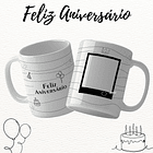 16 Artes para Caneca Feliz Aniversário Arquivo Editável 2