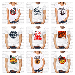 19 Artes para Camisa Halloween Arquivo Editável