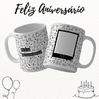 16 Artes para Caneca Feliz Aniversário Arquivo Editável 5