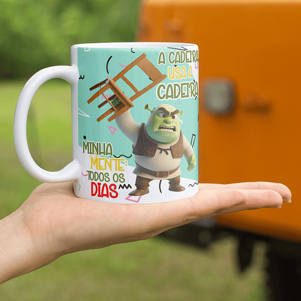 6 Artes para Caneca Personagens Calma Arquivo Editável 4