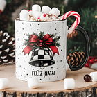 8 Artes para Caneca Natal Vintage Arquivo Editável  1