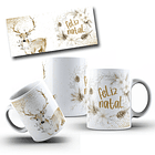 7 Artes para Caneca Natal Clássico Arquivo Editável 7