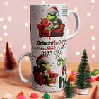 8 Artes para Caneca Grinch Natal Arquivo Editável  7