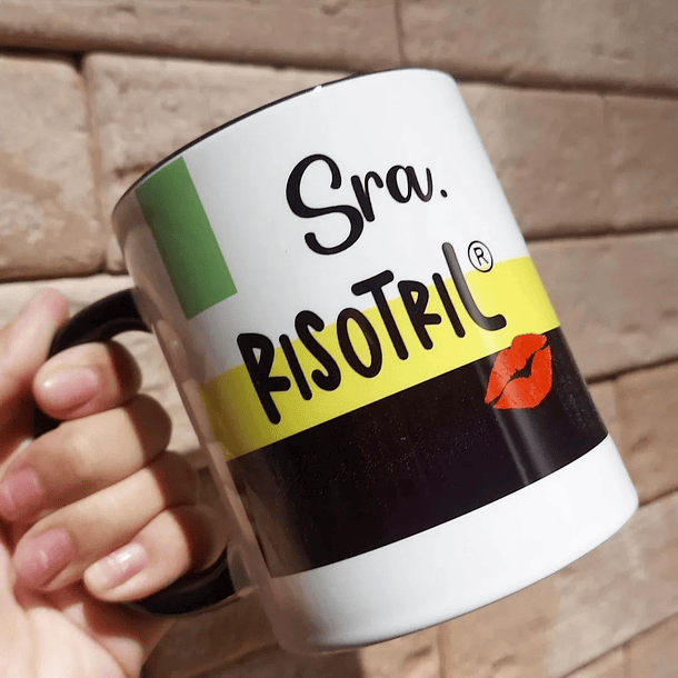 Arte para Caneca Sra. Risotril Arquivo em Jpg