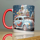 9 Artes para Caneca Carros Natal Arquivo em Jpg 9