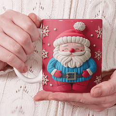 11 Artes para Caneca Natal Cute 3d Arquivo em Jpg