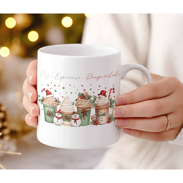 12 Artes para Caneca Natal Minimalista Arquivo Editável 6