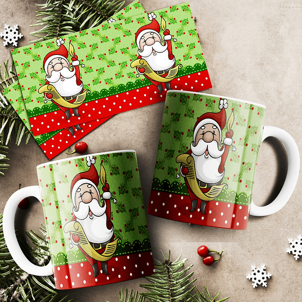 20 Artes para Caneca Natal Arquivo Editável  1