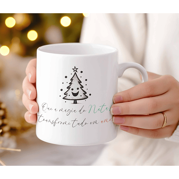 12 Artes para Caneca Natal Minimalista Arquivo Editável 11