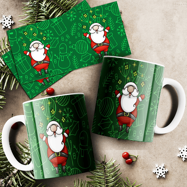 20 Artes para Caneca Natal Arquivo Editável  2