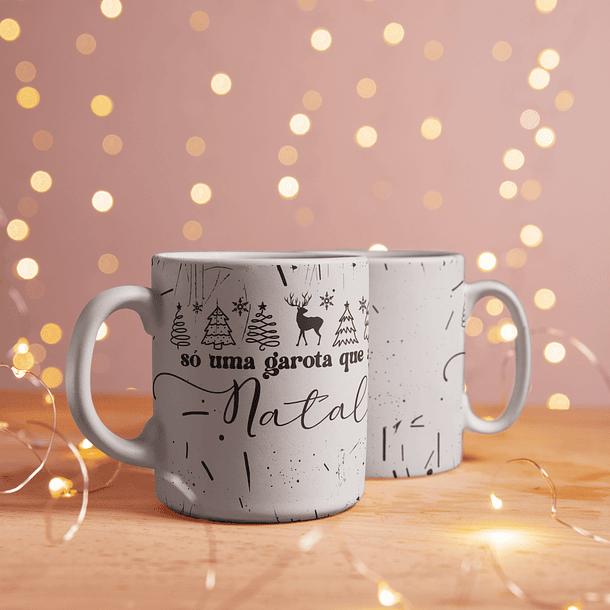 8 Artes para Caneca Natal Minimalista Arquivo Editável 8