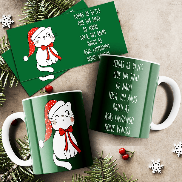 20 Artes para Caneca Natal Arquivo Editável  12