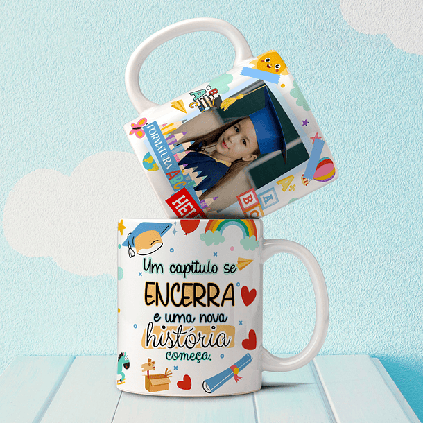 10 Artes para Caneca Formatura ABC Arquivo Editável 5