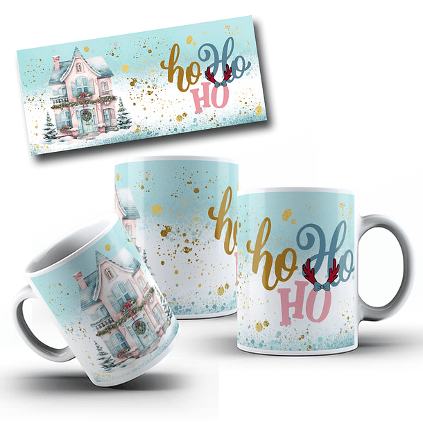 10 Artes para Caneca Natal Papai Noel Arquivo em Jpg 9