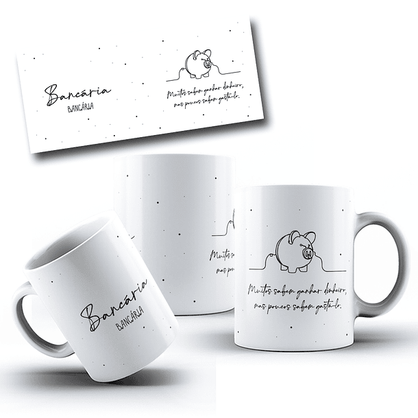 12 Artes para Caneca Profissões em Linhas Arquivo Png  6