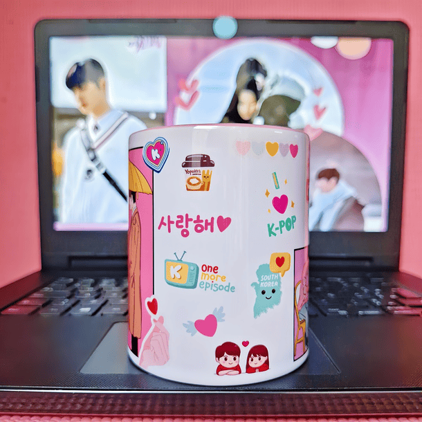 Arte para Caneca Doramas Namorados Arquivo em Jpg  3