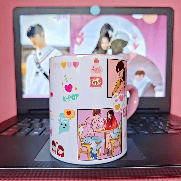 Arte para Caneca Doramas Namorados Arquivo em Jpg  4