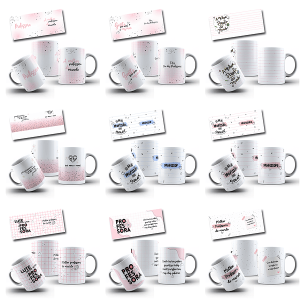 25 Artes para Caneca Dia dos Professores Arquivo em Jpg 2