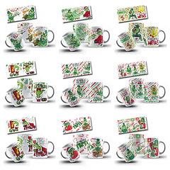 30  Artes para Caneca Grinch Natal Arquivo em Jpg 