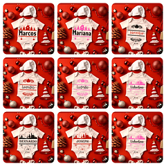 Artes para Body Natal Alfabeto em Png