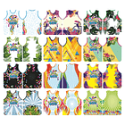 100 Artes Modelo de Abada Carnaval Bloco Arquivo Editável Vetor Abadás Template 2