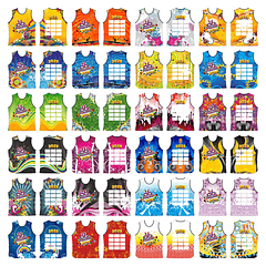 140 Artes Modelo de Abada Carnaval Bloco Arquivo Editável Vetor Abadás Template