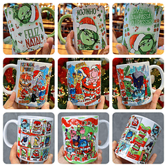 13 Artes para Caneca Natal Divertidamente Arquivo em Jpg