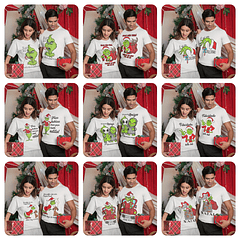 15 Artes para Camisa Natal Grinch Arquivo Editável