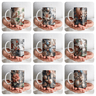 36 Artes para Caneca Natal Floral 3d Arquivo em Jpg  1