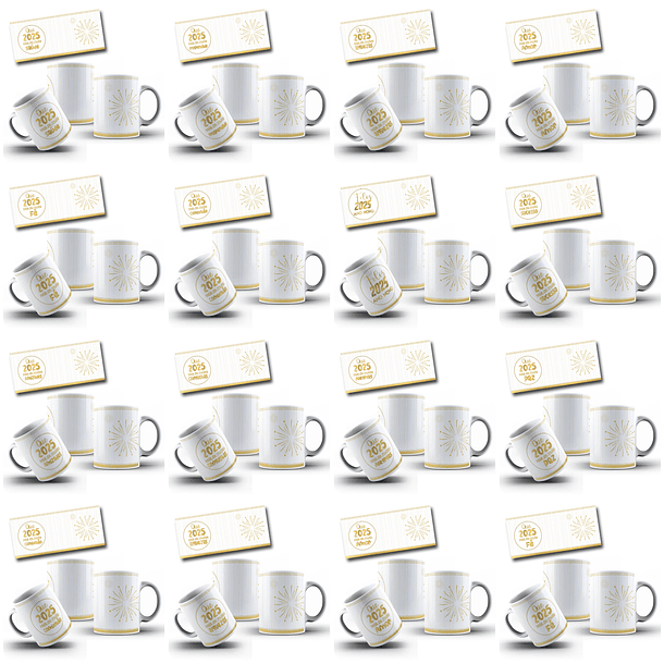 24 Artes Caneca E Camisa Ano Novo Arquivo Arquivo em Png 4