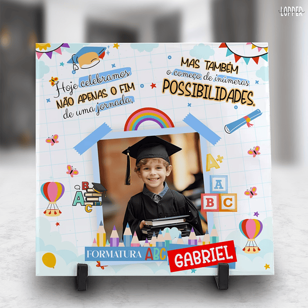 10 Artes Azulejo Formatura ABC Arquivo Editável 9