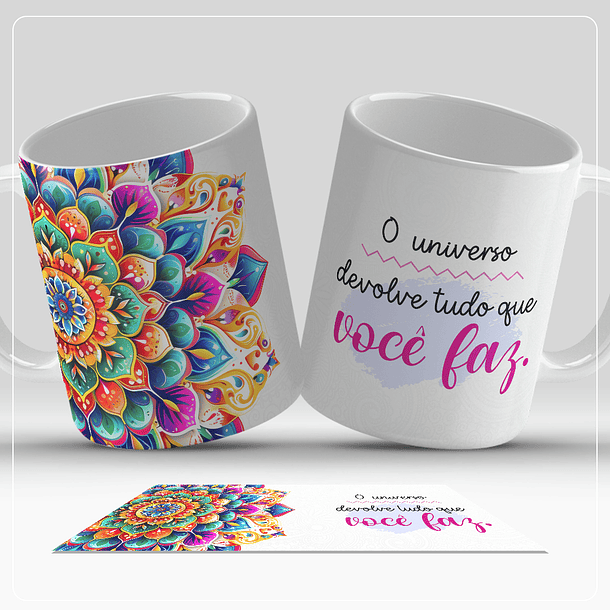 8 Artes para Caneca Mandalas Arquivo em Jpg 1