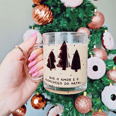 Arte Caneca Que o Amor e o Aconchego do Natal permaneçam em nossas vidas o ano inteiro Arquivo em Png