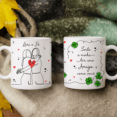 16 Artes para Caneca Amizade Minimalista Arquivo em Jpg