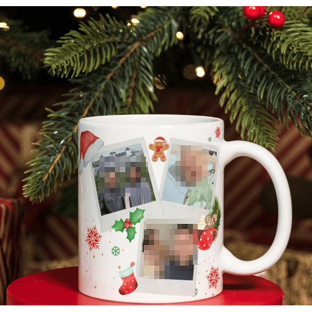 Arte Caneca Natal é amor Arquivo Editável 2