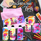 12 Artes para Caneca, Toalhinha e Squeeze Escolar Trolls Arquivo Editável 6