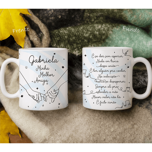 16 Artes para Caneca Amizade Minimalista Arquivo em Jpg 4