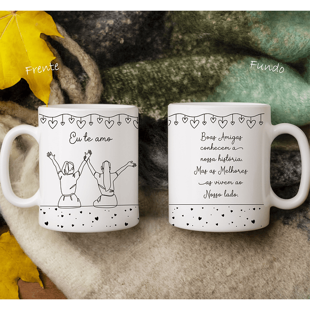 16 Artes para Caneca Amizade Minimalista Arquivo em Jpg 5