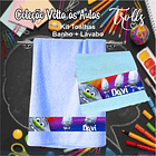 12 Artes para Caneca, Toalhinha e Squeeze Escolar Trolls Arquivo Editável 15