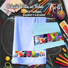 12 Artes para Caneca, Toalhinha e Squeeze Escolar Trolls Arquivo Editável 23