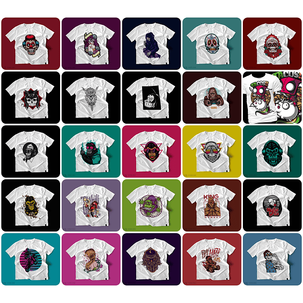 1500 Artes para Camisa Geek Desenhos Arquivo em Png 11