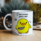 Artes para Caneca Me irrita pato ver Pisicopato Arquivo em Jpg 1