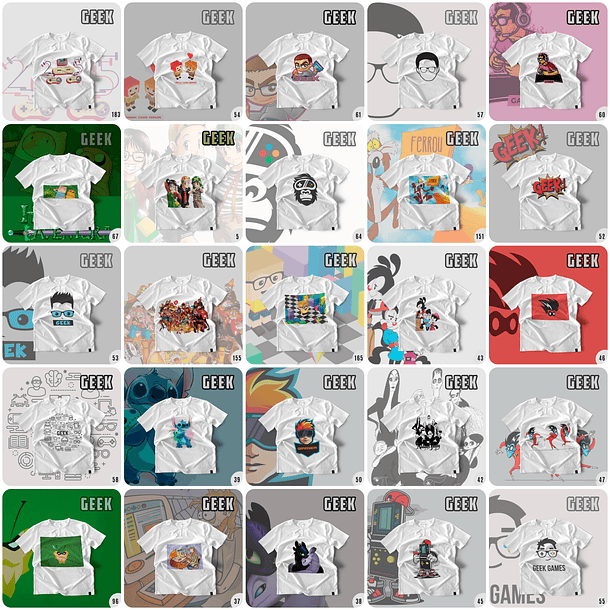1500 Artes para Camisa Geek Desenhos Arquivo em Png 15