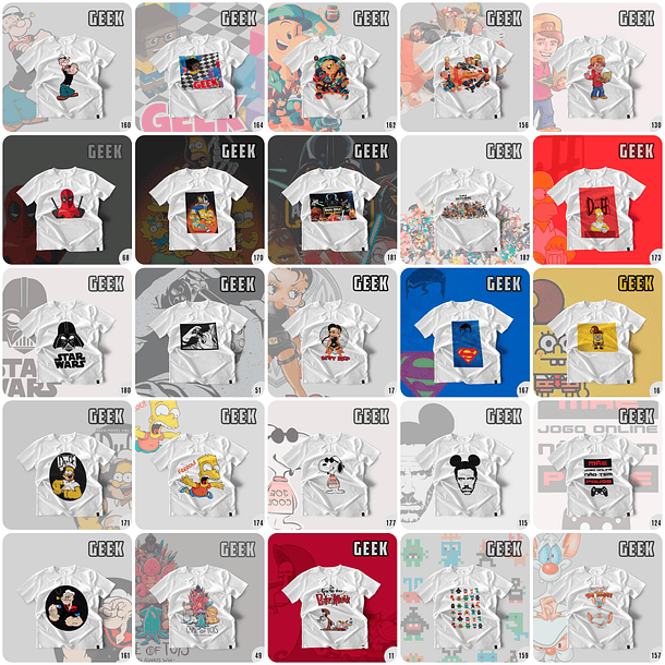 1500 Artes para Camisa Geek Desenhos Arquivo em Png 17