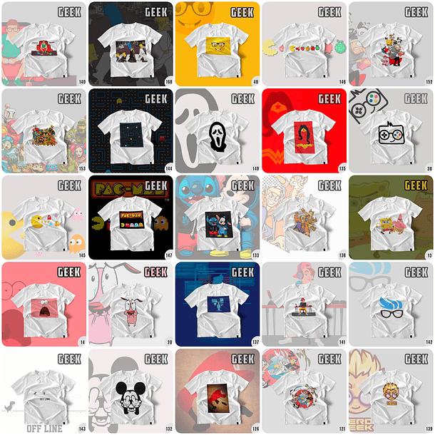 1500 Artes para Camisa Geek Desenhos Arquivo em Png 18
